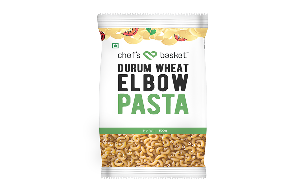 Chef's Basket Durum Wheat Elbow Pasta   Pack  500 grams
